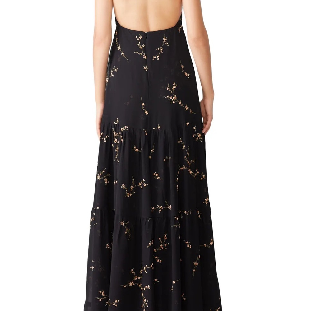 Reformation Black Floral Maxi Dress - Picture 3 of 8